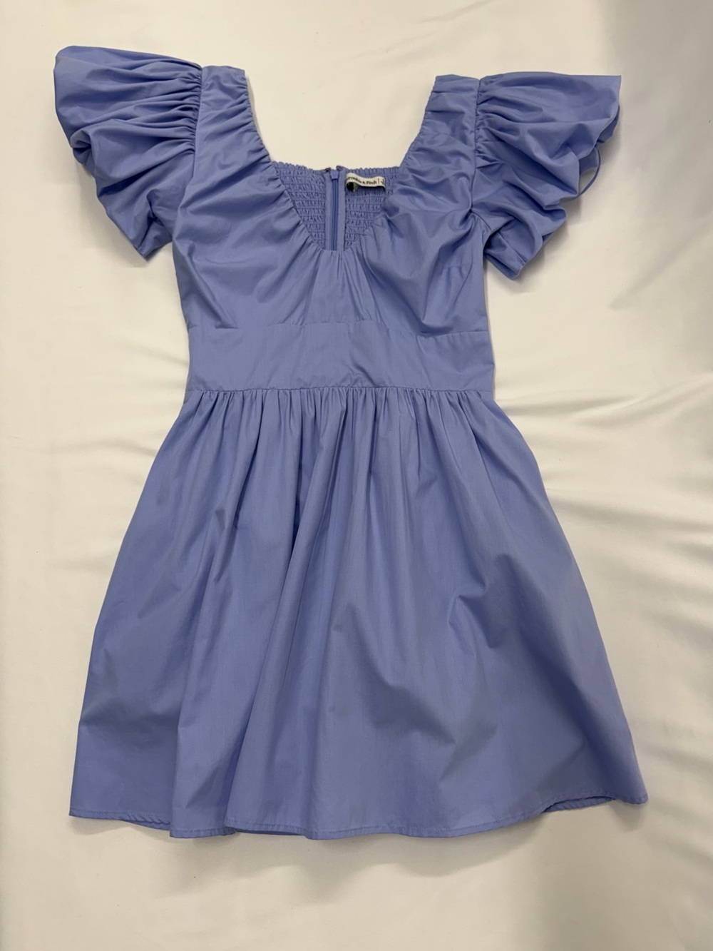 Abercrombie & Fitch Puff Sleeve Romper Dress | Size Small
